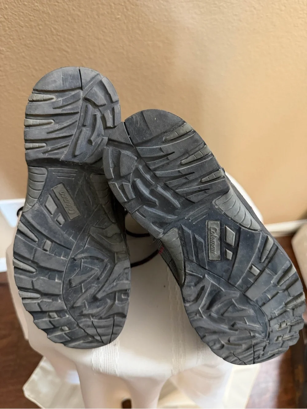 Kids Black & Gray Hiking Boots - Coleman